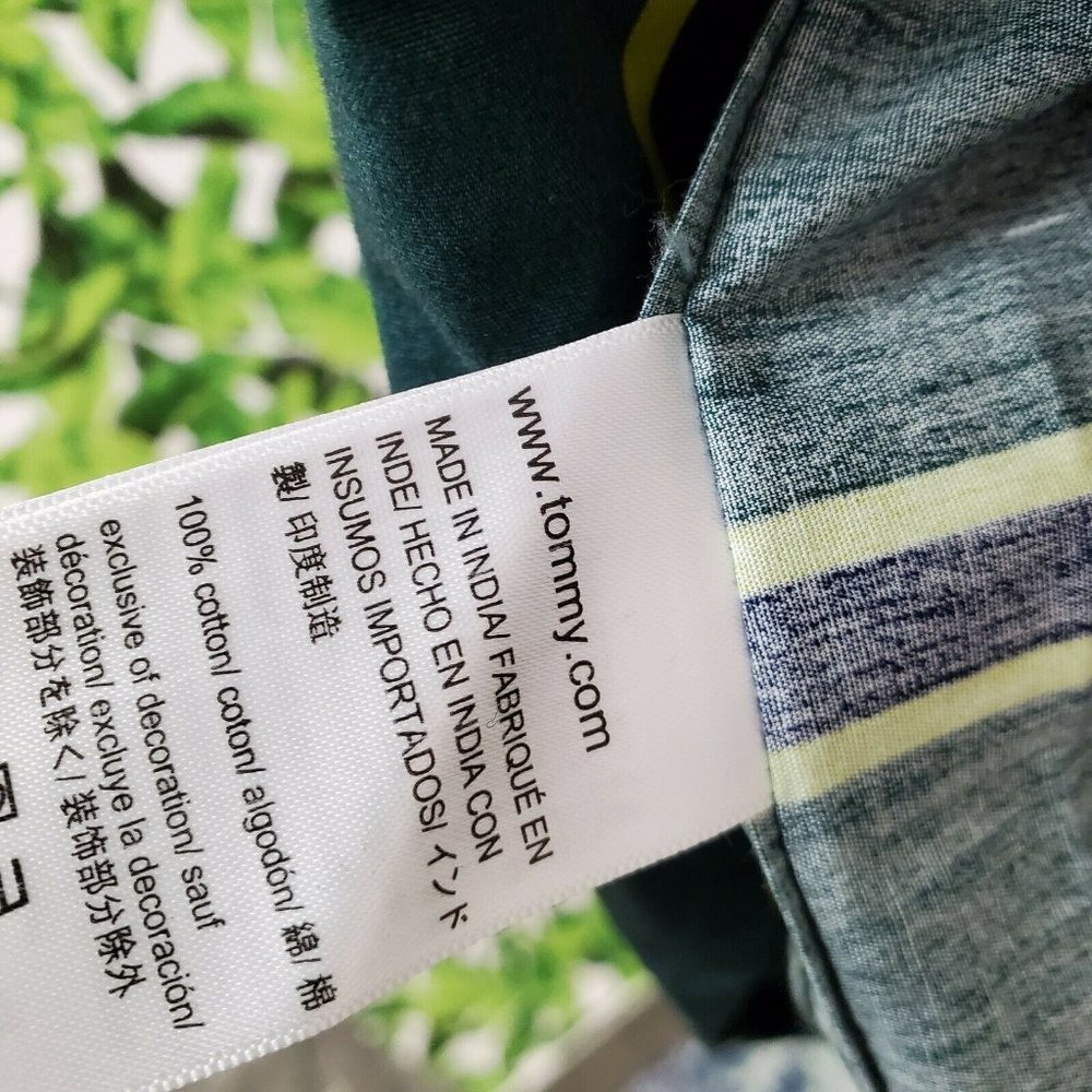 Tommy Hilfiger Striped Long Sleeve Shirt Mens XL - Picture 5 of 5